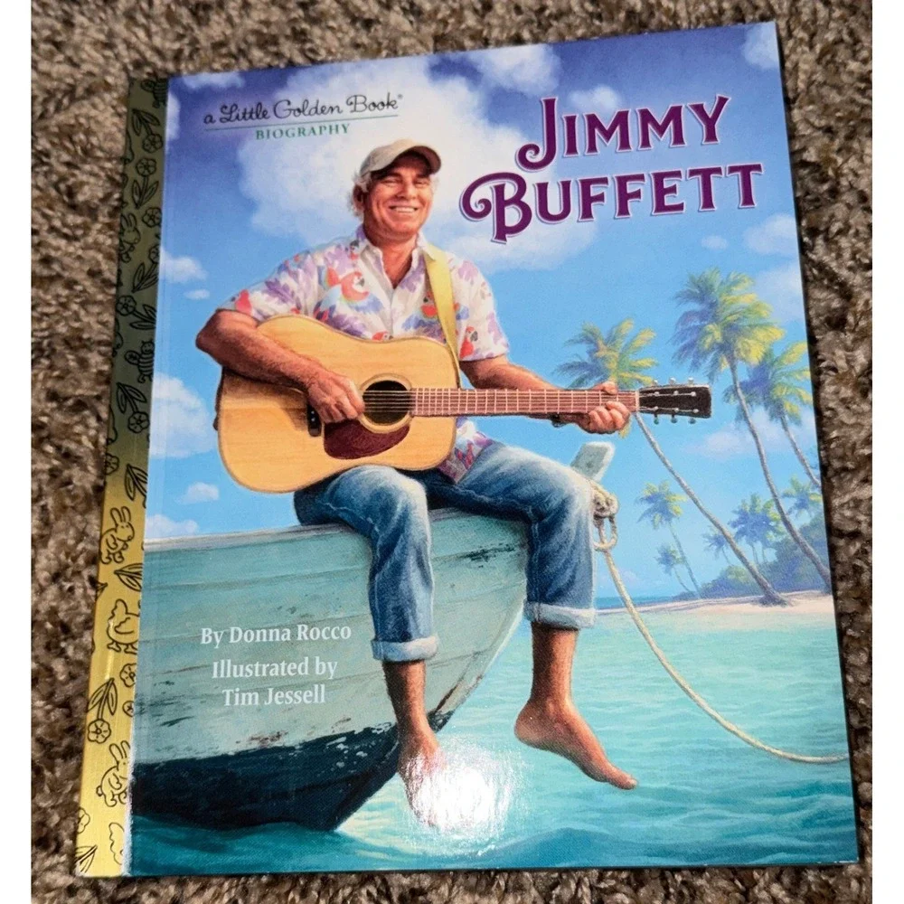 Little Golden Books-Biography- Jimmy Buffett  & Iris Apfel (NWT)